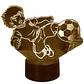 Lampara 3D Supercampeones Oliver Atom de 7 colores - Miniatura 1