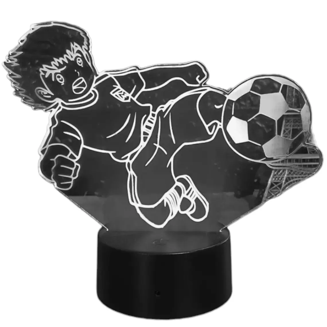 Lampara 3D Supercampeones Oliver Atom de 7 colores 3
