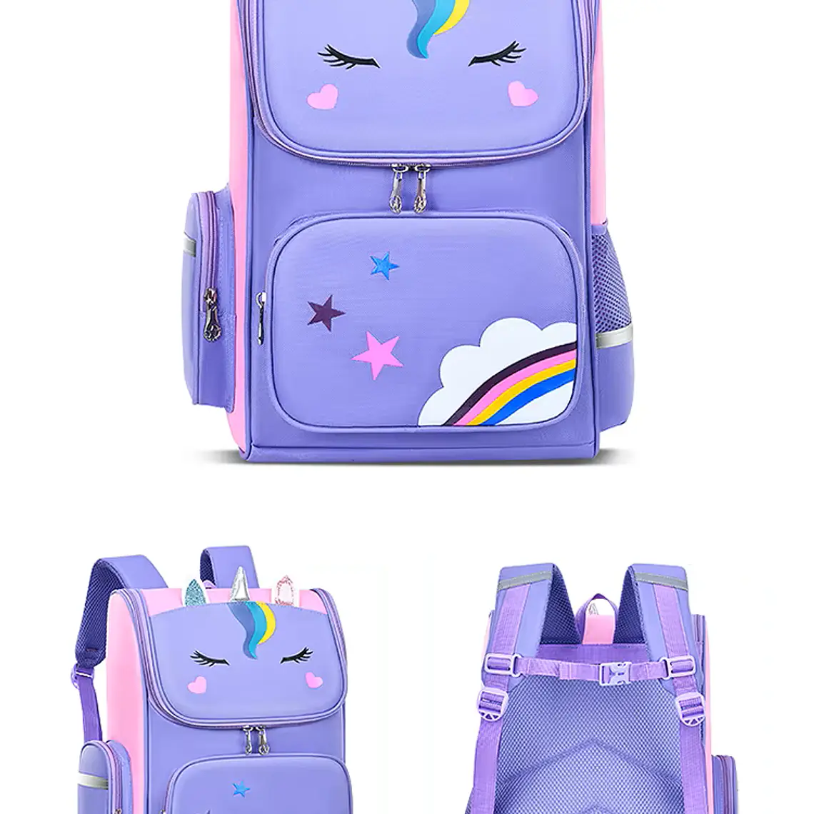 Mochila Unicornio Morada 2