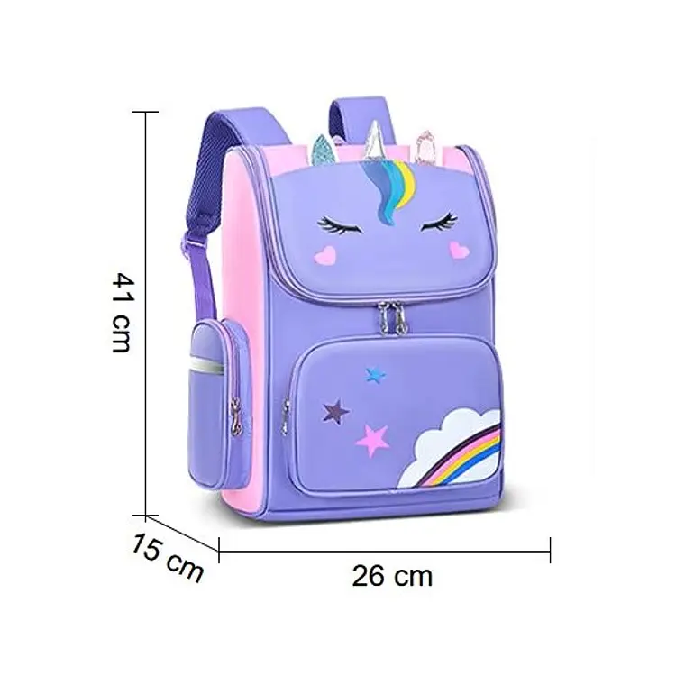 Mochila Unicornio Morada 3