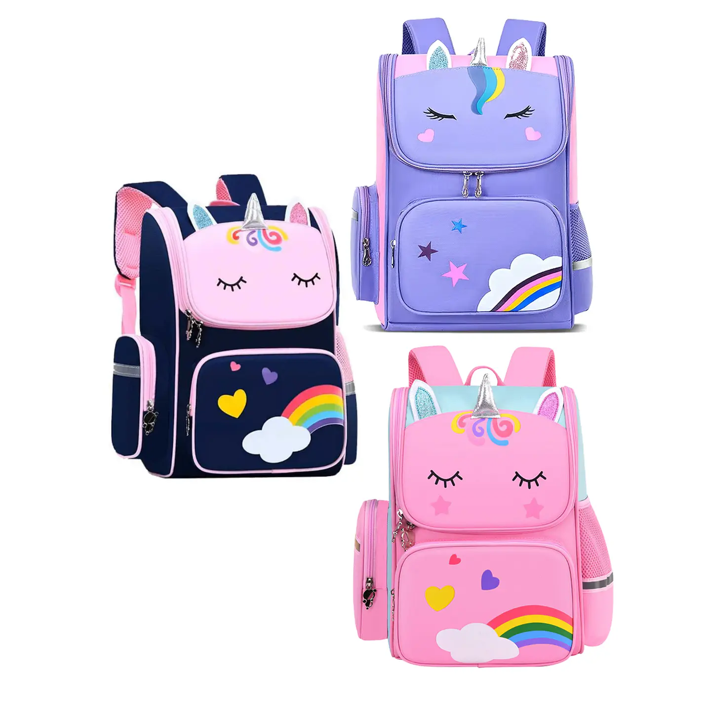 Mochila Unicornio Morada 4
