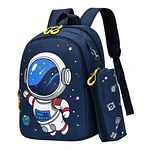 Mochila Escolar de Astronauta con Estuche