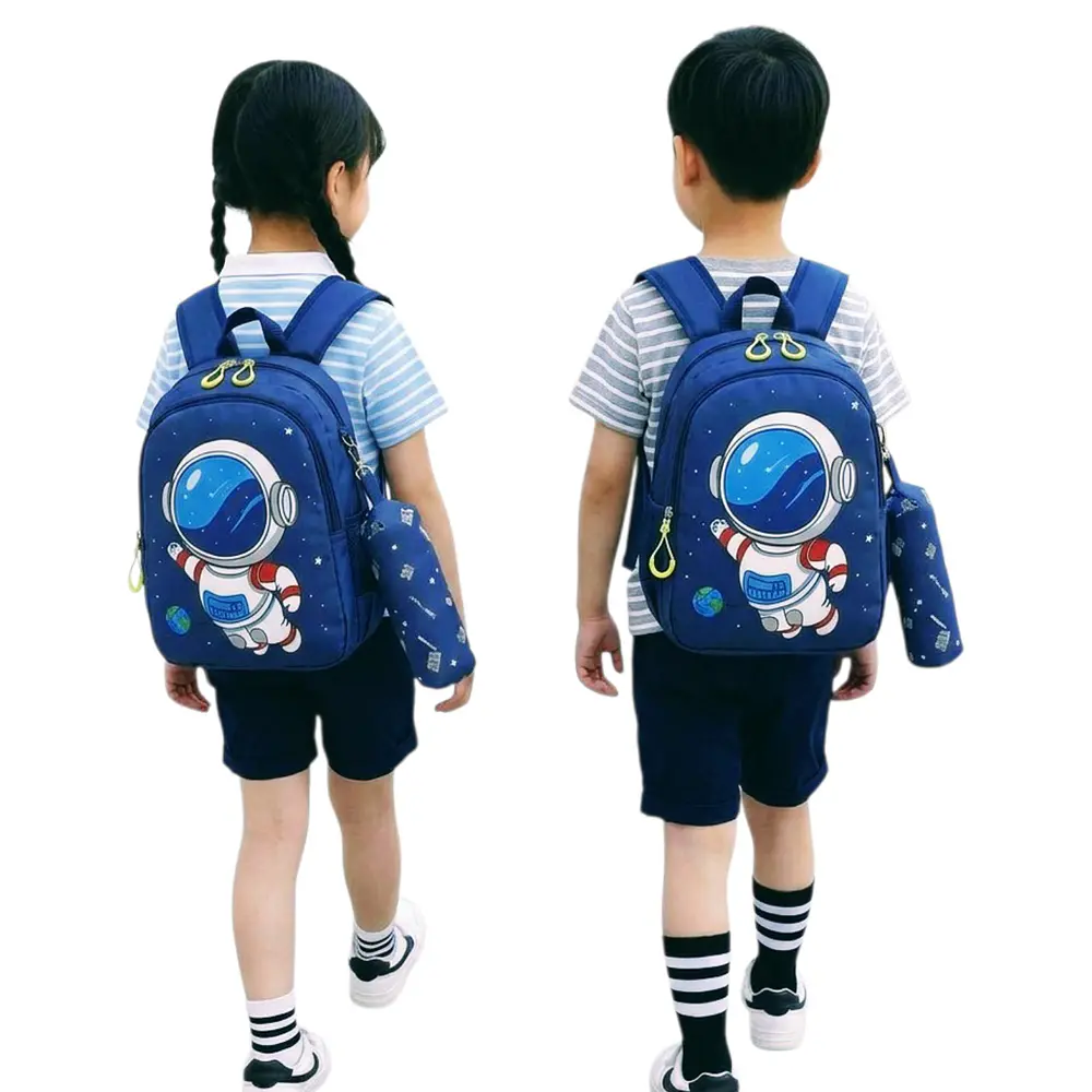 Mochila Escolar de Astronauta con Estuche