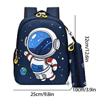 Mochila Escolar de Astronauta con Estuche