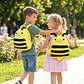 Mochila Infantil De Peluche de Abejita Amarilla - Miniatura 2
