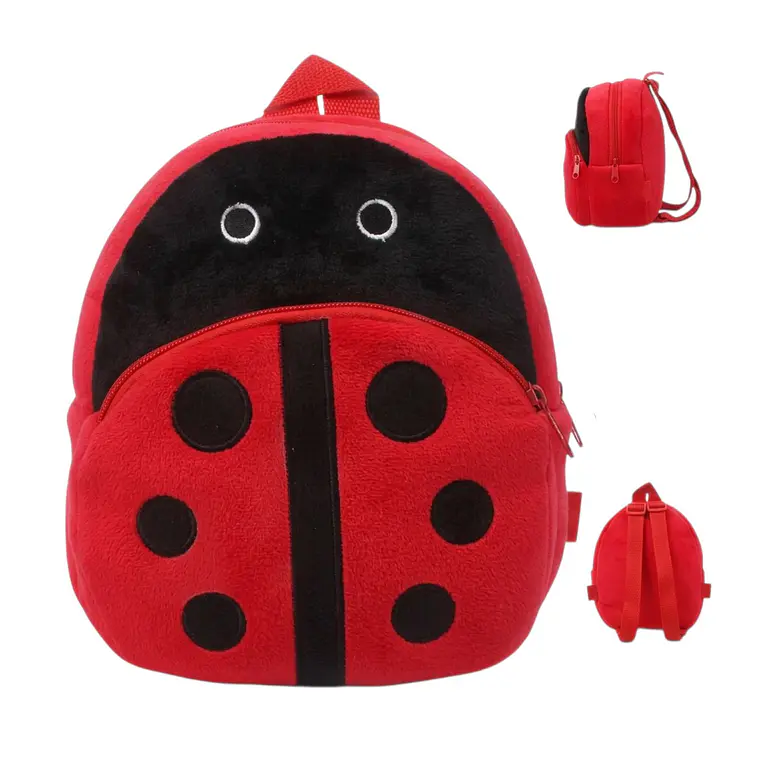 Mochila Infantil De Peluche de Chinita Roja 1