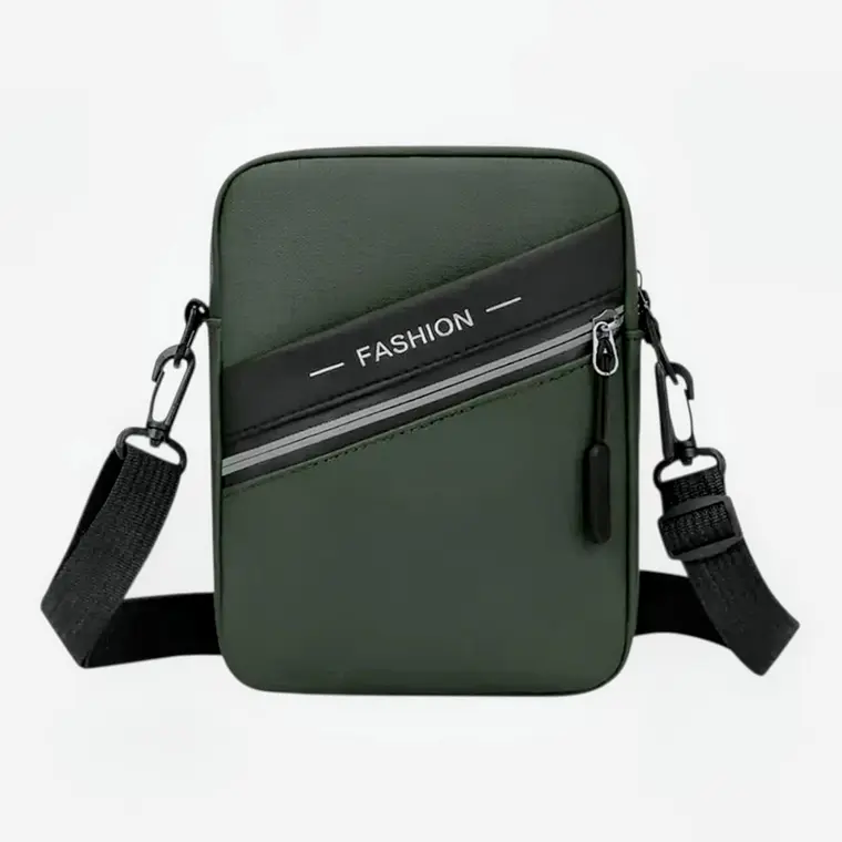 Bandolera Urbana Multifuncional Porta Celular Verde 1