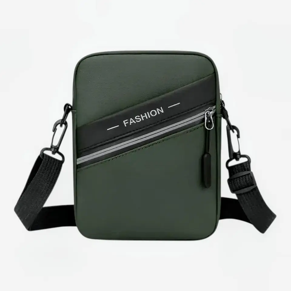 Bandolera Urbana Multifuncional Porta Celular Verde 1