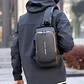 Bolso Bandolera Rígido Antirrobo Gris - Miniatura 6