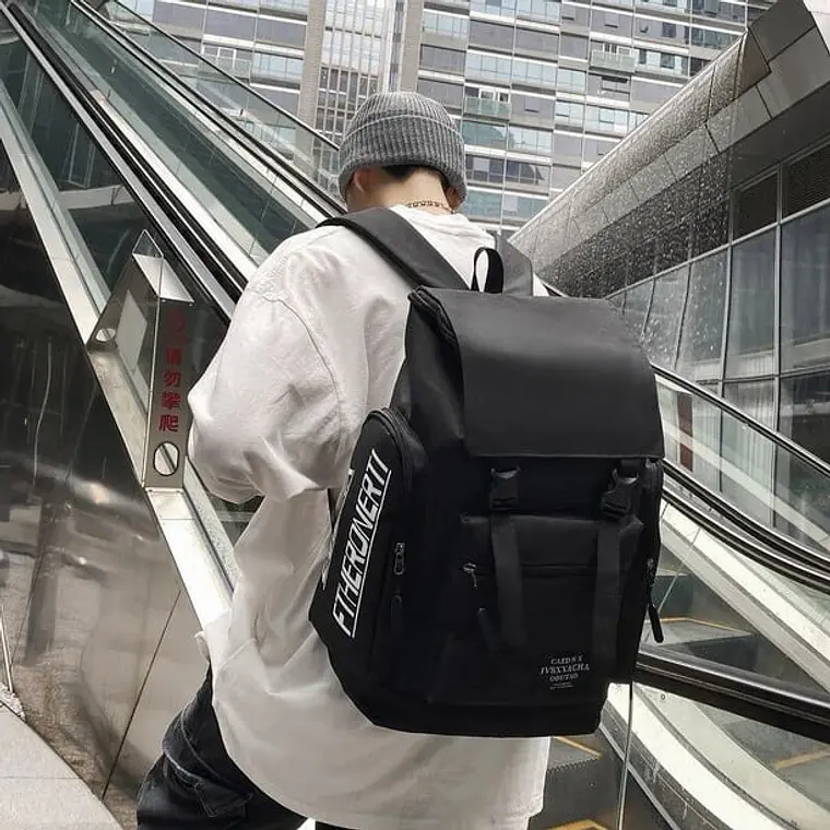 Mochila Moderna De Viaje De Alta Capacidad Gris 7