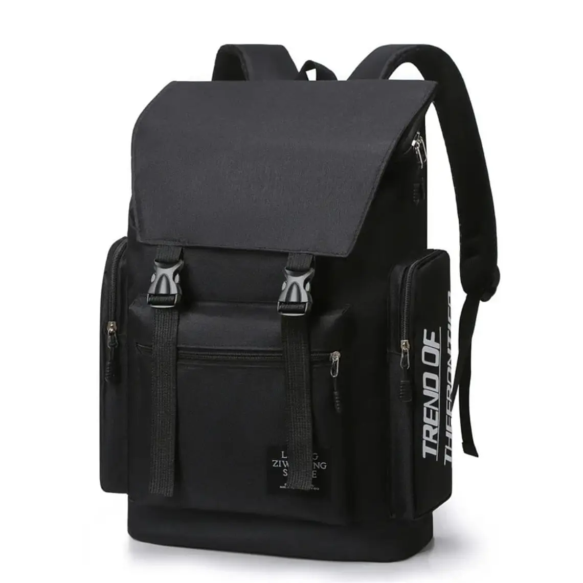Mochila Moderna De Viaje De Alta Capacidad Negra 1
