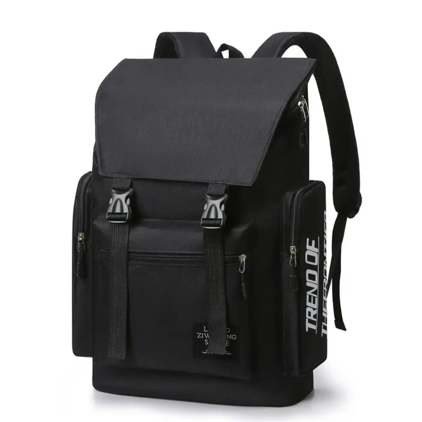 Mochila Moderna De Viaje De Alta Capacidad Negra 1