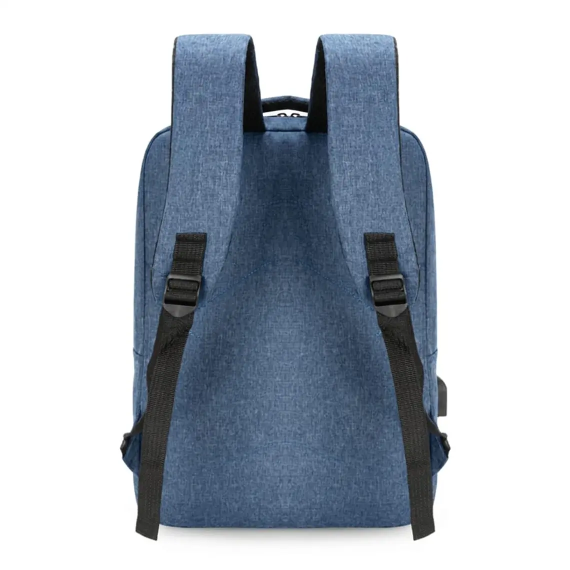 Set de Mochila para Laptop, Pechera y Billetera Azul 3