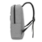 Set de Mochila para Laptop, Pechera y Billetera Gris - Miniatura 2