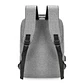 Set de Mochila para Laptop, Pechera y Billetera Gris - Miniatura 3