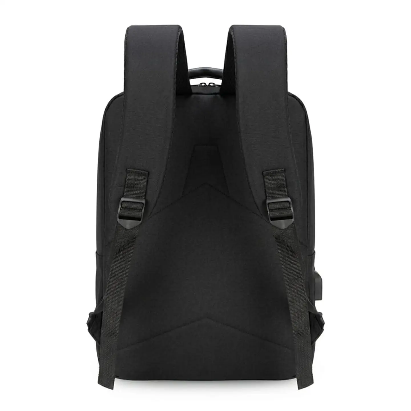 Set de Mochila para Laptop, Pechera y Billetera Negra 3