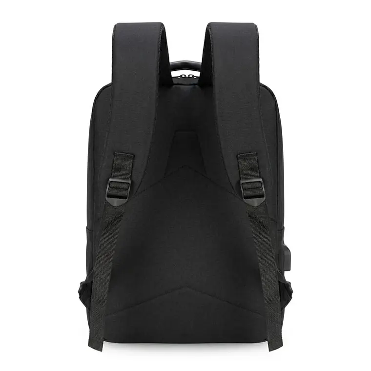 Set de Mochila para Laptop, Pechera y Billetera Negra 3