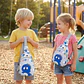 Mochila Cruzada Infantil Blanca con Dinosaurio Azul - Miniatura 2