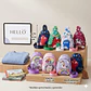 Mochila Cruzada Infantil Azul con Dinosaurio Celeste - Miniatura 3