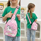 Mochila Cruzada Infantil Rosa con Unicornio Sobre Arcoiris - Miniatura 2