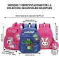Mochila Escolar Infantil Rosa de Conejo con Monedero - Miniatura 4