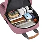 Set Mochila 3 en 1 Ejecutiva Rosa | Bolso Cruzado y Estuche de Mano - Miniatura 3