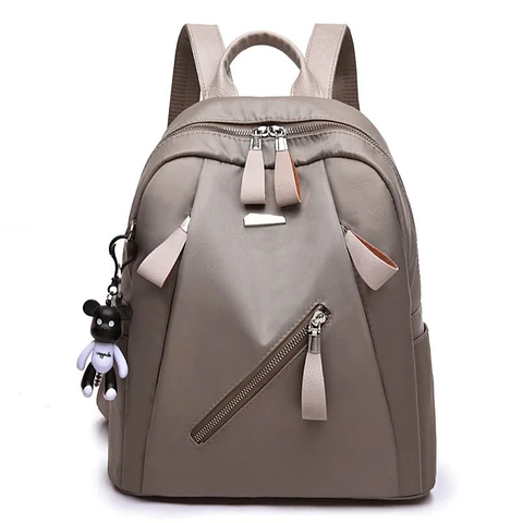 Mochila Urbana Casual Gris Para Mujer