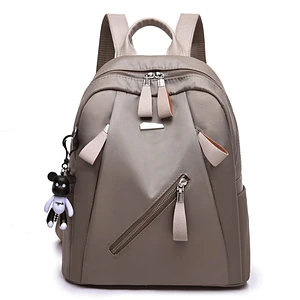 Mochila Urbana Casual Para Mujer Gris