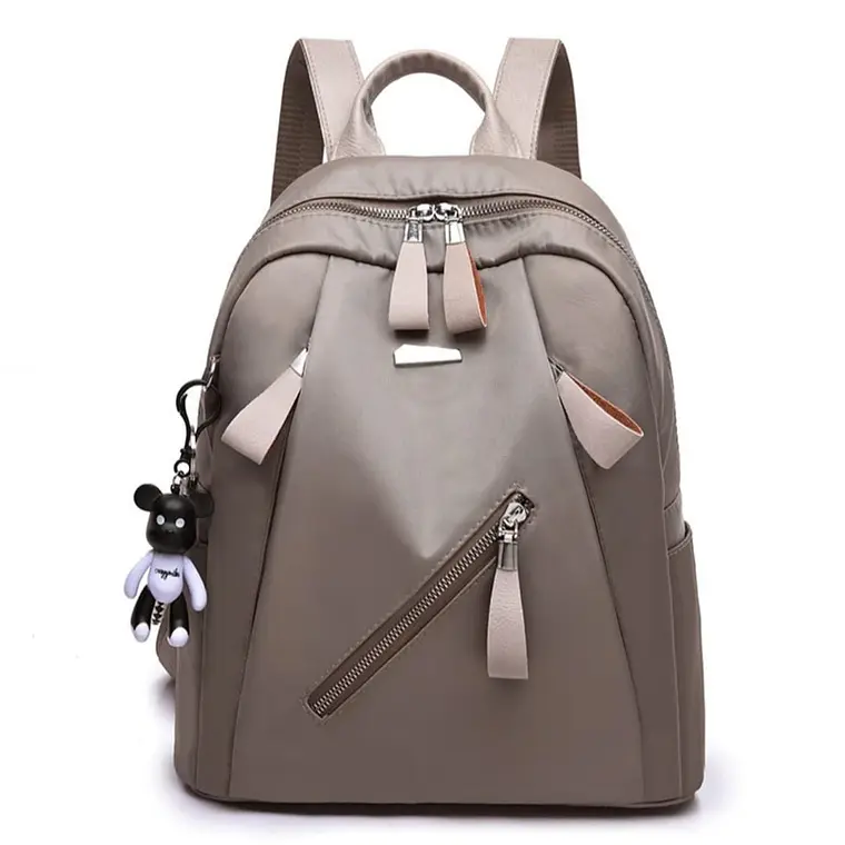 Mochila Urbana Casual Gris Para Mujer 1
