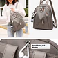 Mochila Urbana Casual Gris Para Mujer - Miniatura 4