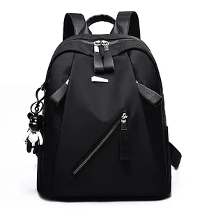 Mochila Urbana Casual Negra Para Mujer