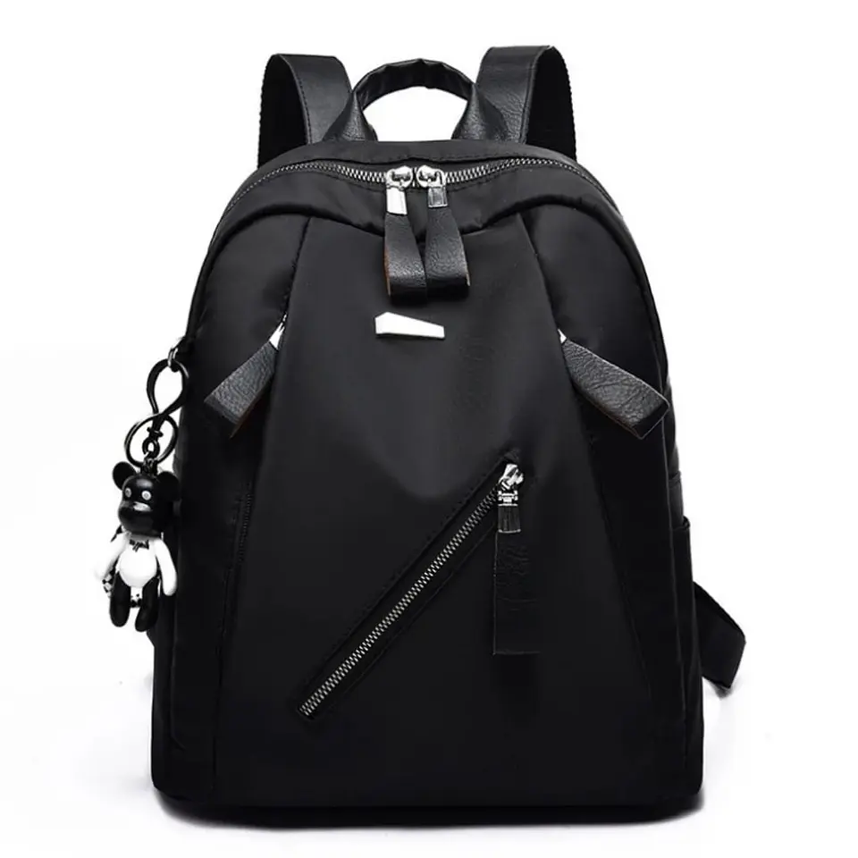 Mochila Urbana Casual Negra Para Mujer 1