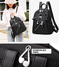 Mochila Urbana Casual Negra Para Mujer - Miniatura 4
