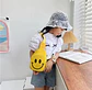 Mini Mochila Bandolera Infantil Azul con Carita Feliz - Miniatura 3