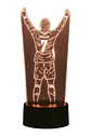 Lampara 3D Cristiano Ronaldo de 7 colores - Miniatura 3