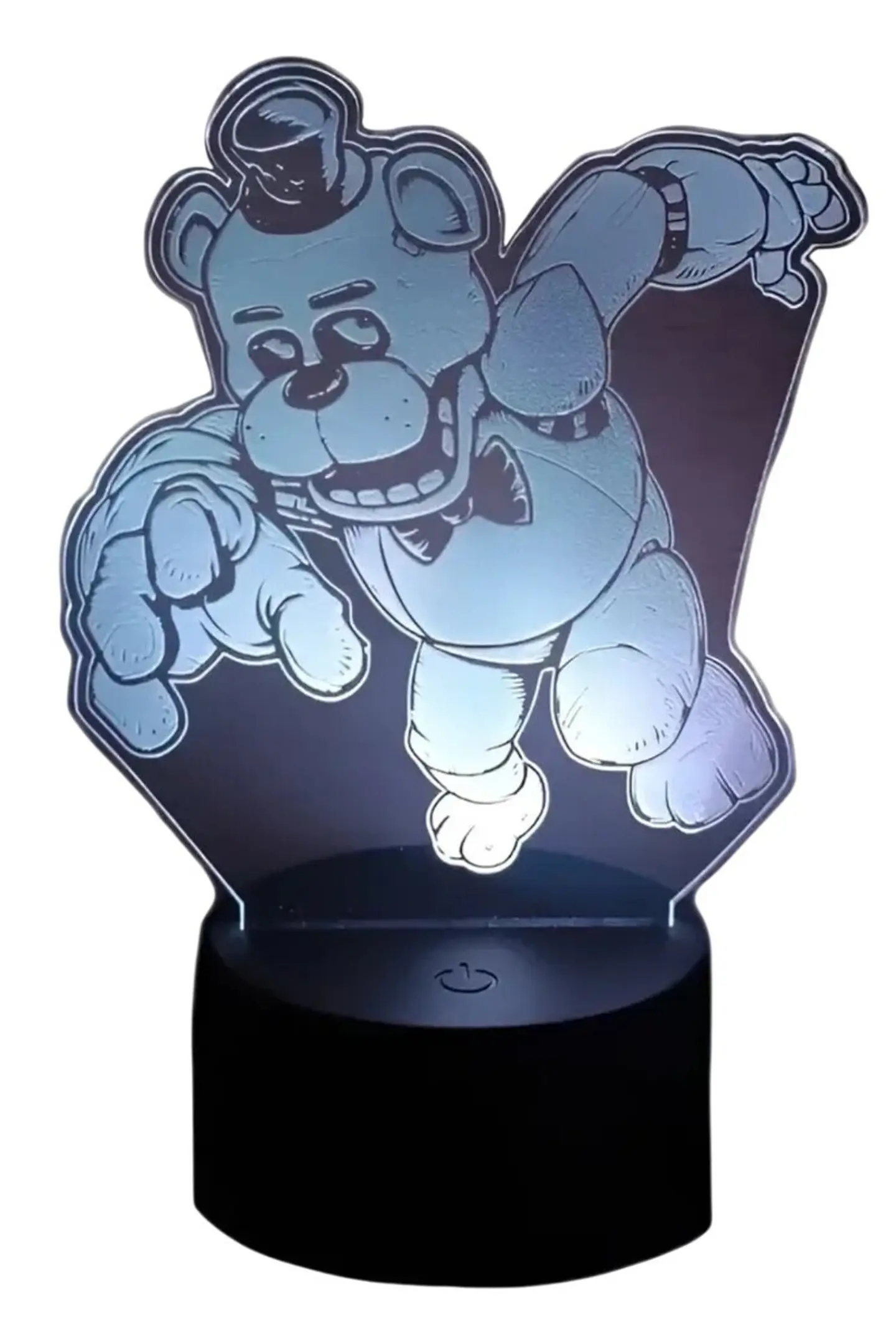Lampara 3D Five Nights at Freddy's de 7 colores 3