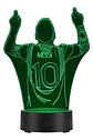 Lampara 3D Messi II de 7 colores - Miniatura 2