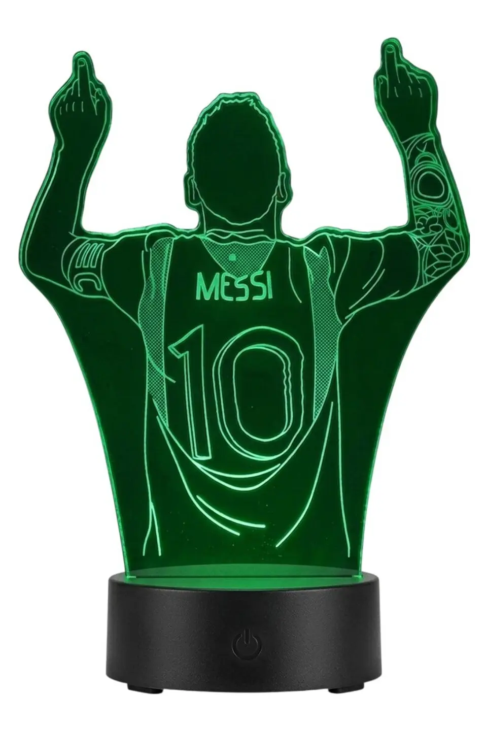 Lampara 3D Messi II de 7 colores 2