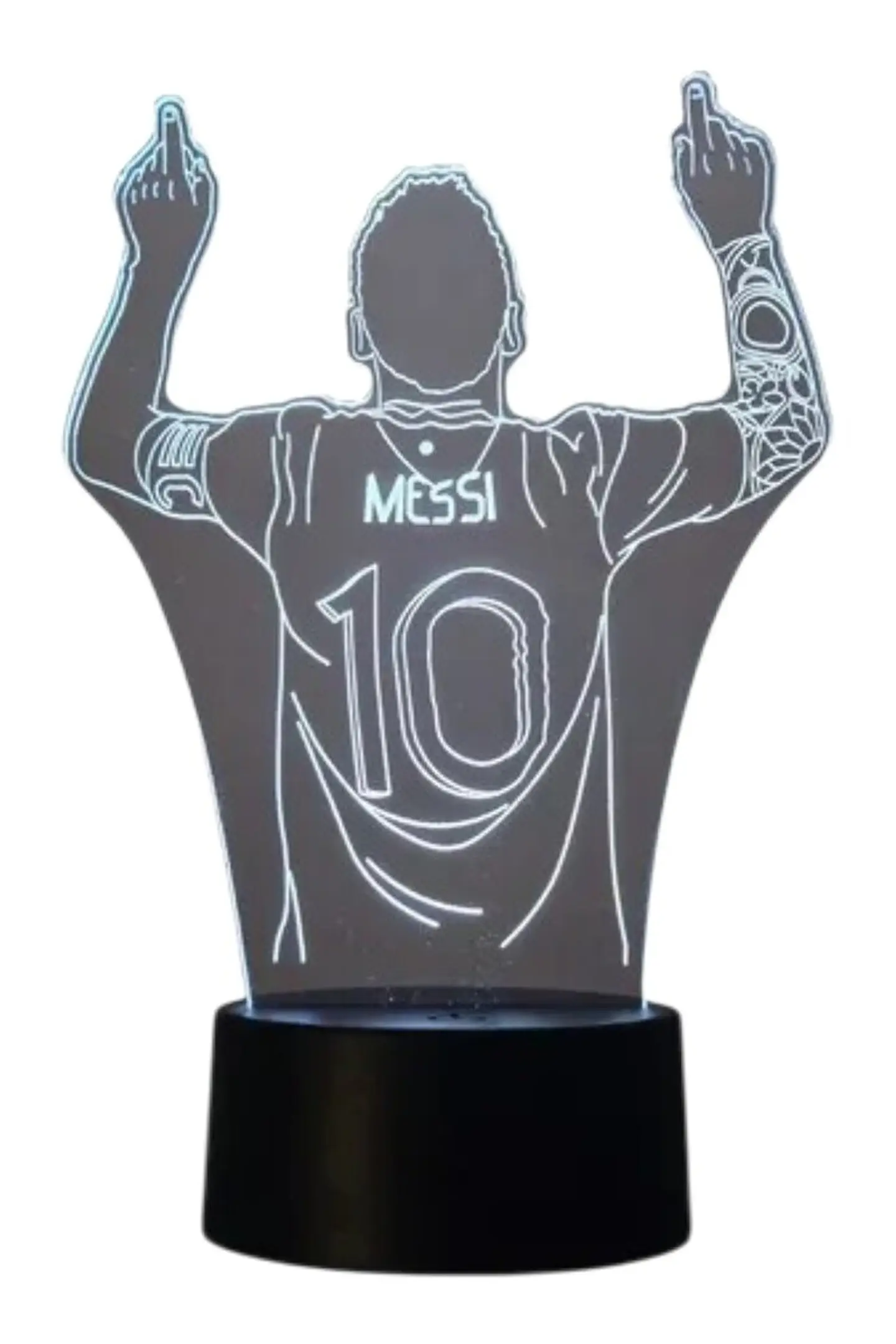 Lampara 3D Messi II de 7 colores 1