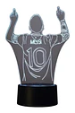 Lampara 3D Messi II de 7 colores - Miniatura 1