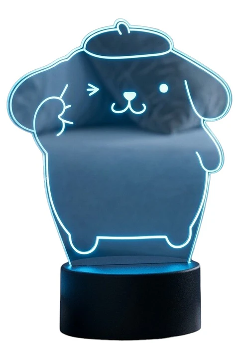 Lampara 3D Pompompurin de 7 colores