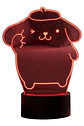 Lampara 3D Pompompurin de 7 colores - Miniatura 3