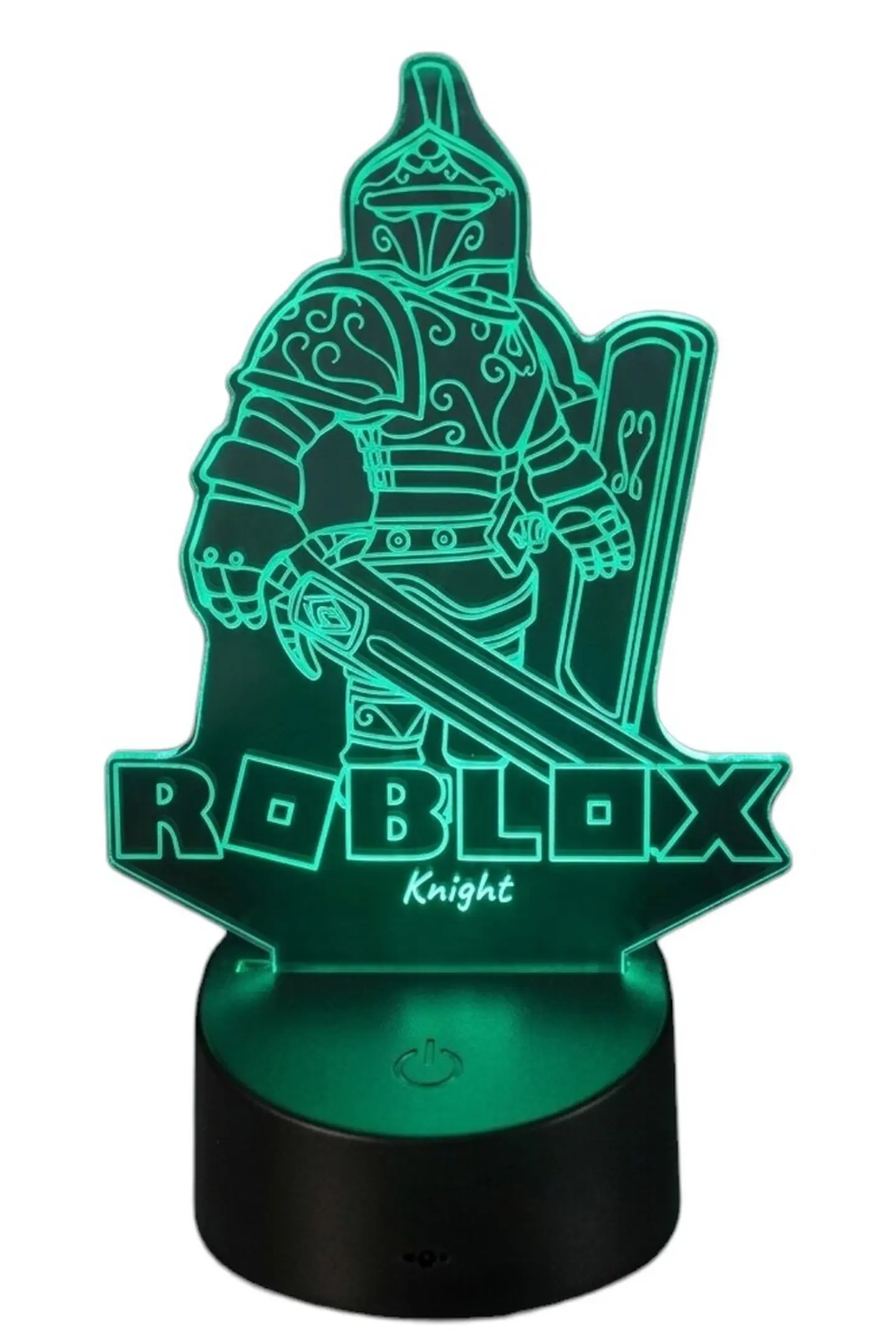 Lampara 3D Roblox Knight de 7 colores 3