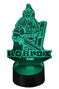 Lampara 3D Roblox Knight de 7 colores - Miniatura 3