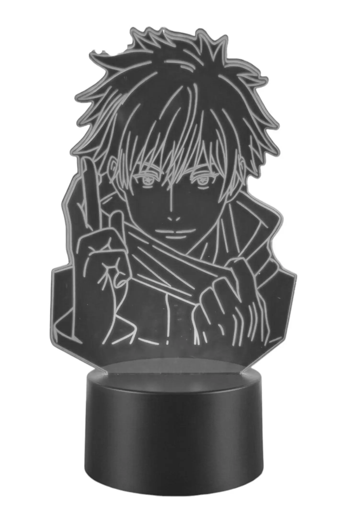Lampara 3D Satoru Gojo Jujutsu Kaisen de 7 colores 2
