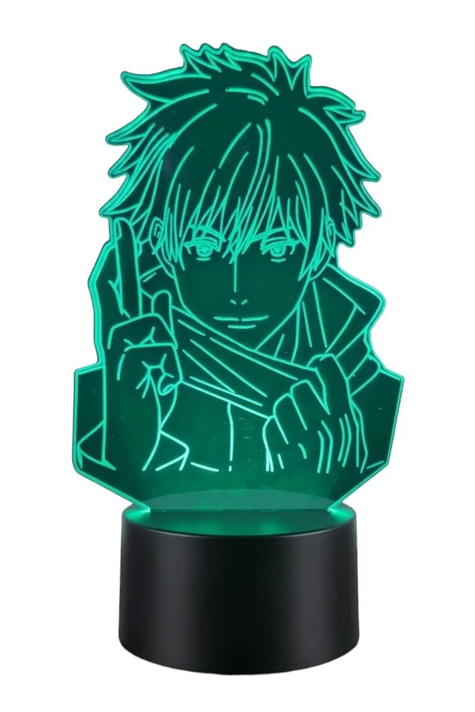 Lampara 3D Satoru Gojo Jujutsu Kaisen de 7 colores 3