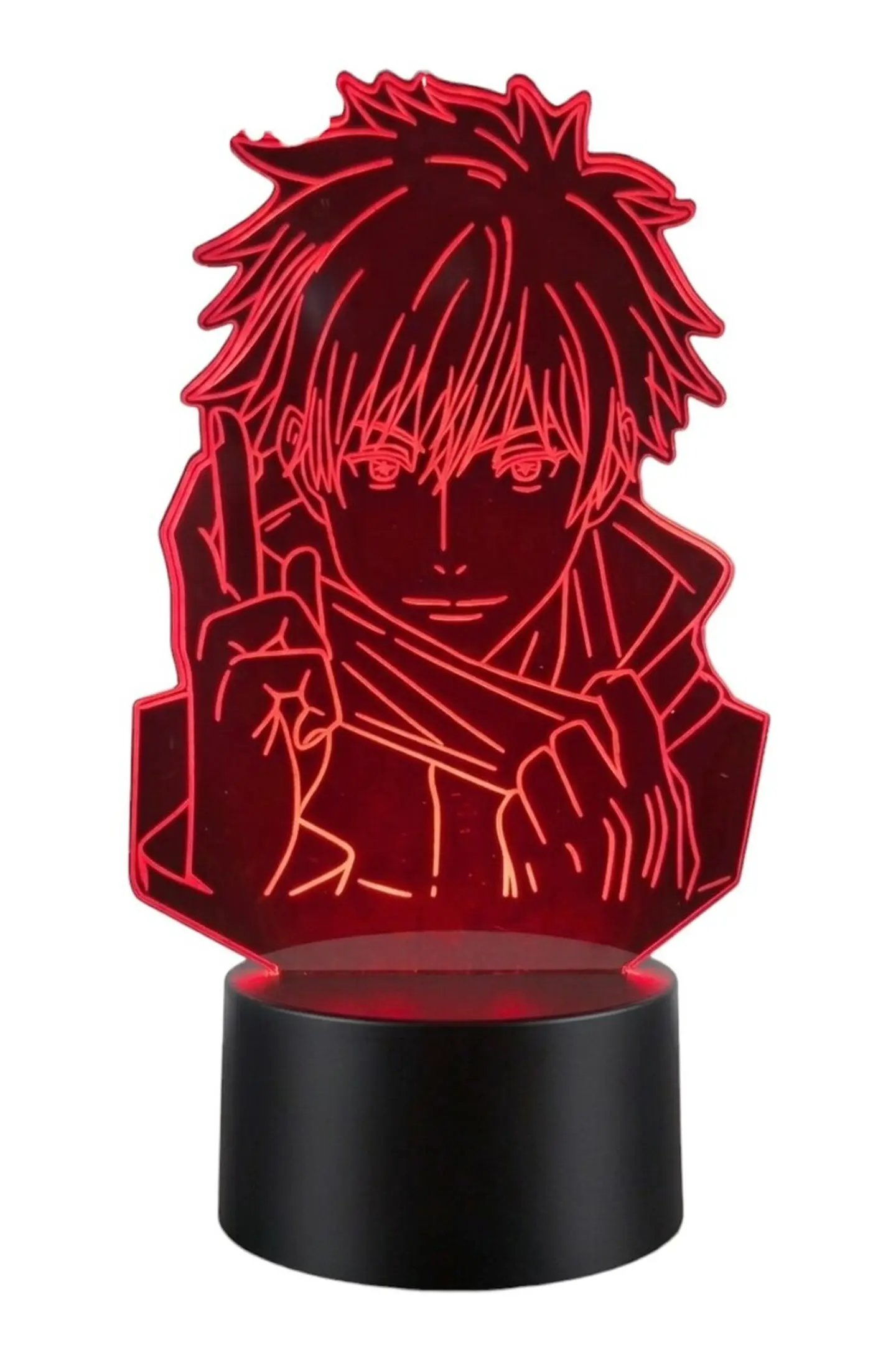 Lampara 3D Satoru Gojo Jujutsu Kaisen de 7 colores 4