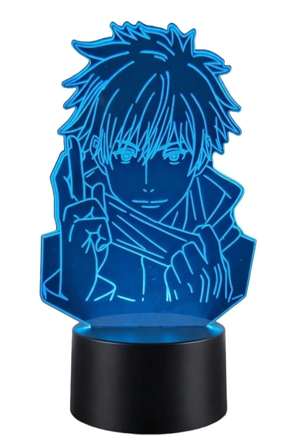 Lampara 3D Satoru Gojo Jujutsu Kaisen de 7 colores 1