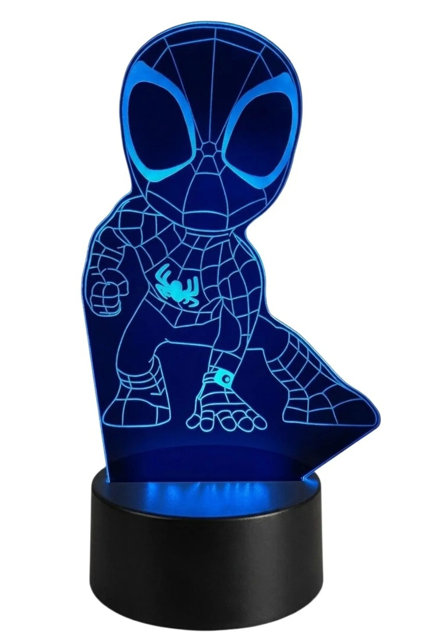 Lampara 3D Spiderman Chibi de 7 colores 2