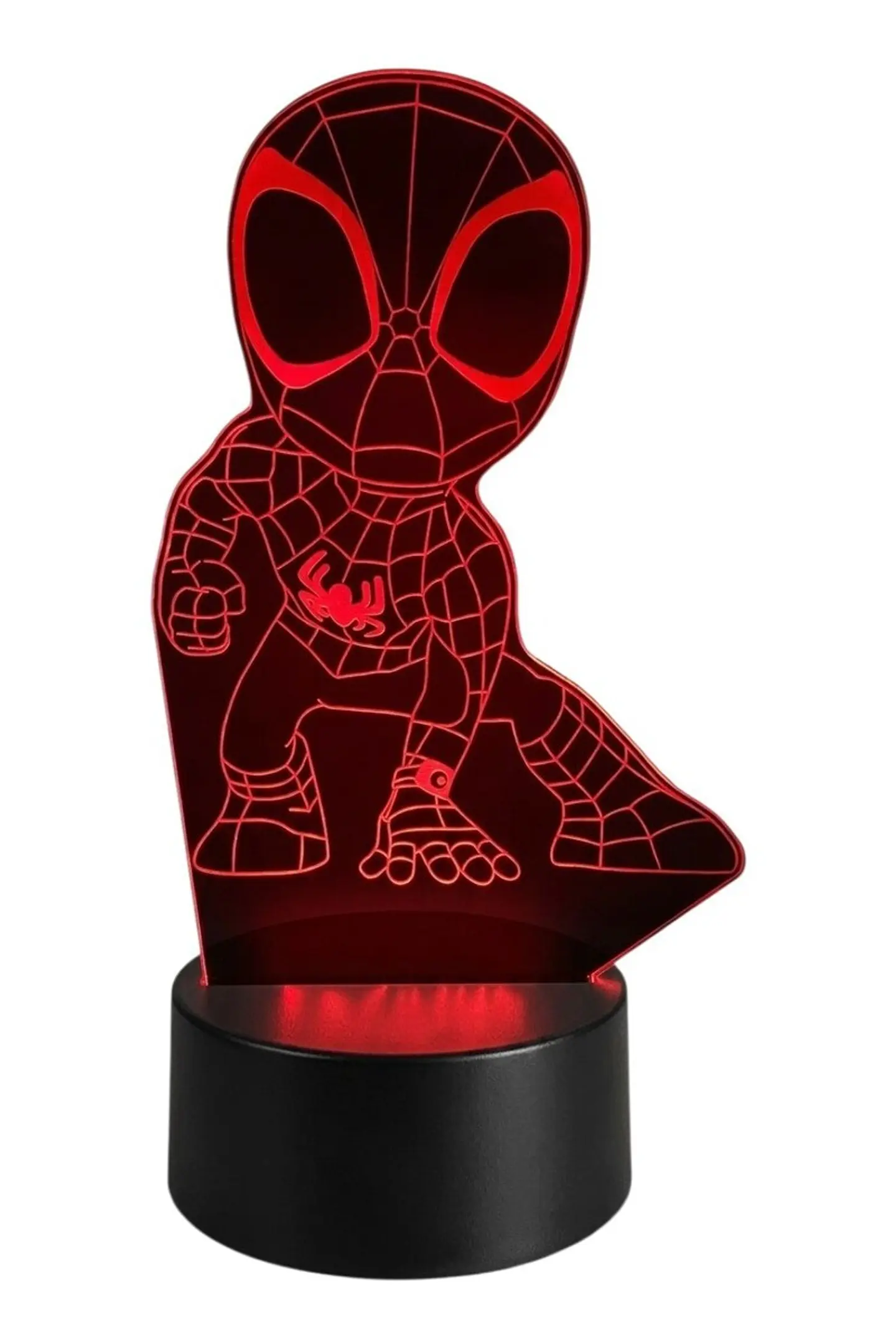 Lampara 3D Spiderman Chibi de 7 colores 1